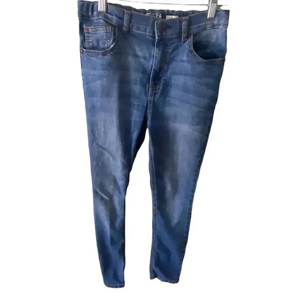 Oshkosh B’gosh size 12R skinny jeans with adjustable waist and snap closure EUC